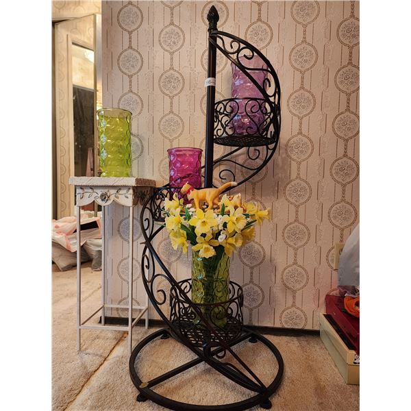 Plant Stands and Stool