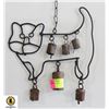 Image 1 : FOLK ART CAT WIND CHIME