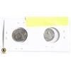 Image 1 : LOT OF 2 1934 BUFFALO NICKELS