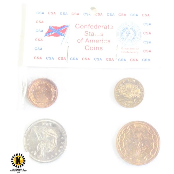 CONFEDERATE STATES OF AMERICA COIN SET