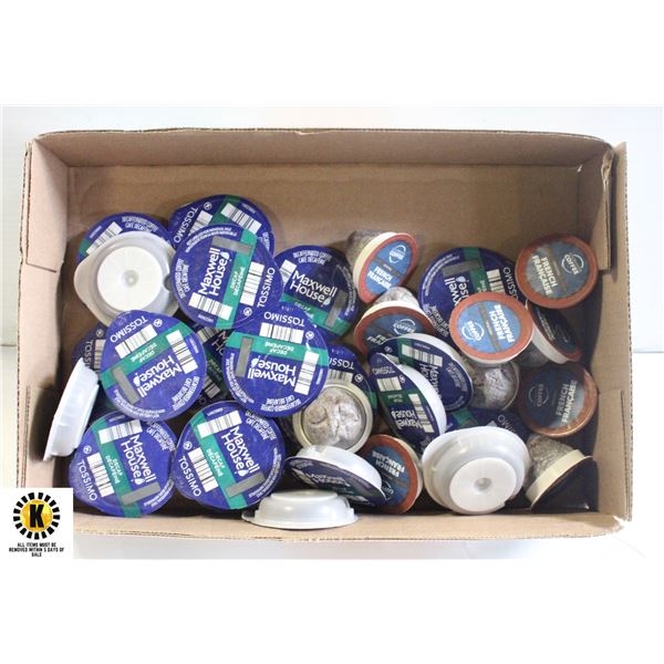 FLAT OF COFFEE PODS