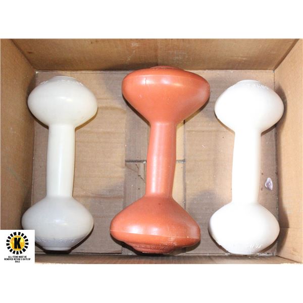 3 PC DUMBELL SET