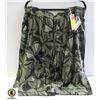 Image 1 : NEW GREEN FLORAL WIDE LEG COTTON