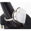 Image 1 : #270-NATURAL SELENITE (RAW) RING SIZE 8.75