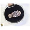 Image 1 : 2 TONED 4.0 CT CZ W/CLEAR ACCENTS SIZE 8.5