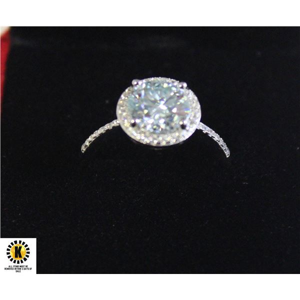 GRA CERTIFIED 2.0 CT CENTER MOISSANITE