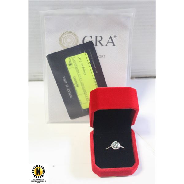 GRA CERTIFIED 1.0 CT MOISSANITE VVS