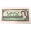 Image 1 : CANADIAN $1.00 1954 BANKNOTE