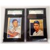 Image 1 : LOT OF 2 BOWMAN VINTAGE TRADING CARDS,