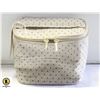 KATE SPADE BAG BROWN CANVAS POLKADOTS