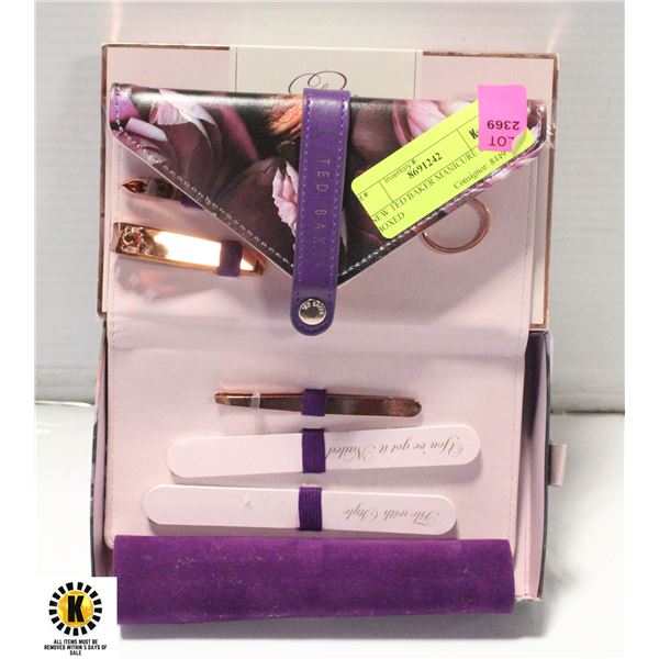 NEW TED BAKER MANICURE SET BOXED