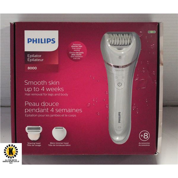 NEW PHILLIPS EPILATOR