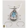 Image 1 : #18-SKY BLUE TOPAZ PENDANT
