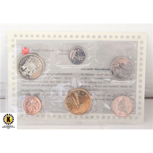 1992 UNCIRCULATED 6 COIN SET