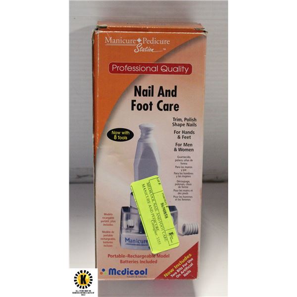 MEDICOOL NAIL AND FOOT CARE MANICURE AND PEDICURE