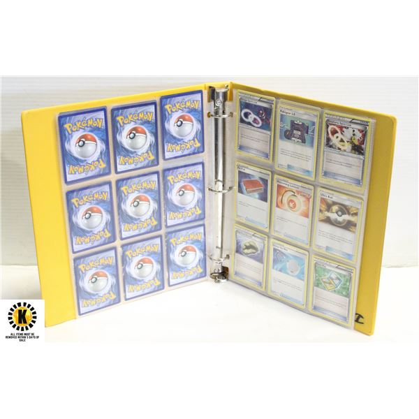 BINDER OF POKEMON TRAINER CARDS