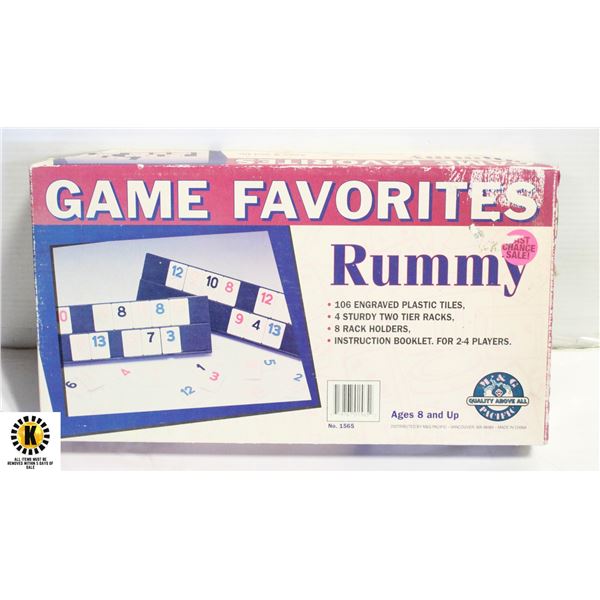 TILE RUMMY GAME NEW