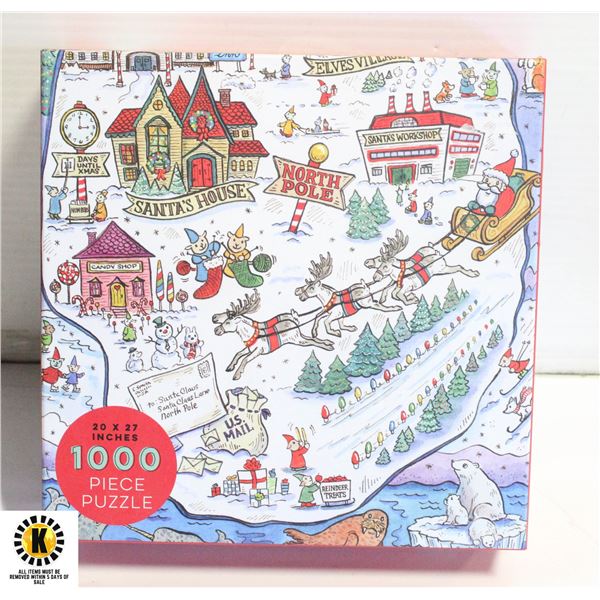 1000 PC CHRISTMAS PUZZLE NEW