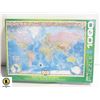 Image 1 : MAP OF THE WORLD PUZZLE 1000 PCS