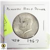 Image 1 : 1967 USA KENNEDY HALF DOLLAR