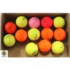 Image 1 : BOX OF 13 COLOURED GOLF BALLS