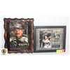 Image 1 : 2 FRAMED DALE EARNHART PICTURES