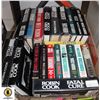 BOX WITH 21 ROBIN COOK HARDCOVERS AND