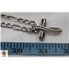Image 1 : SILVER NECKLACE WITH A CROSS PENDANT