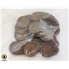 Image 1 : BAG OF OLD VARIOUS CANADA 1 CENT COINS