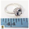 Image 1 : 925 SILVER STAMPED GEMSTONE TYPE RING