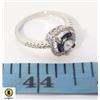 Image 1 : 925 SILVER STAMPED GEMSTONE TYPE RING