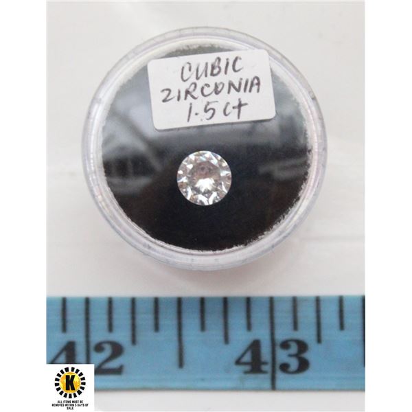 1.5CT CUBIC ZIRCONIA GEMSTONE