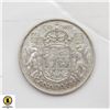Image 1 : 1954 SILVER CANADA 50 CENTS COIN