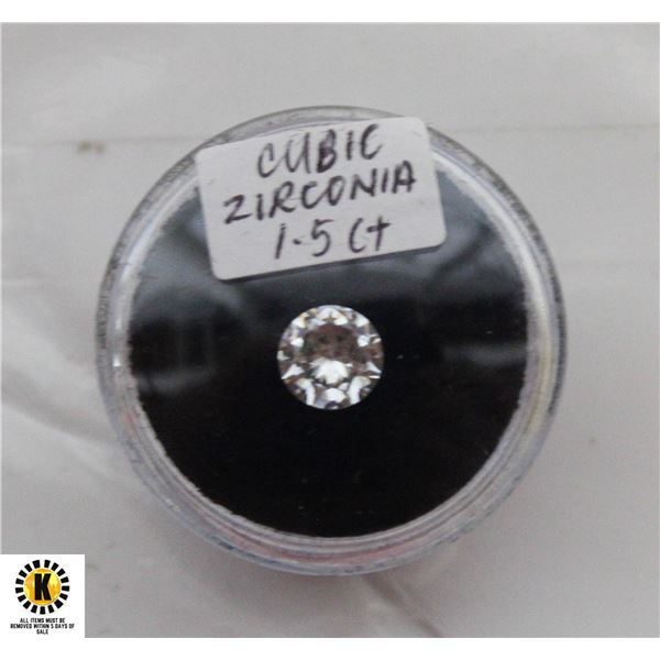 1.5CT CUBIC ZIRCONIA GEMSTONE