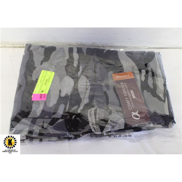 GREY CAMO SML TIKTOK LEGGINGS HIGH WAIST COMFY