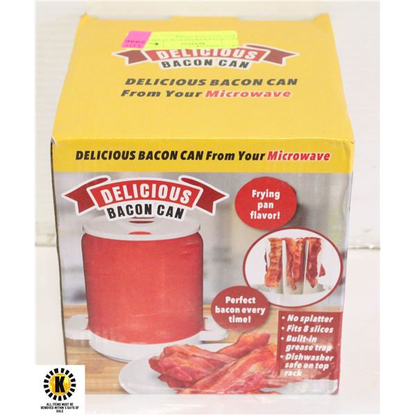 BACON COOKER MICROWAVABLE TRAY SPLATTER PROOF