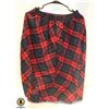 SIZE MED WOMENS VINTAGE PLEATED SKIRT PLAID PRINT