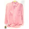 Image 1 : ONE SIZE WOMENS PINKY BUTTON DOWN SUMMER WEAR