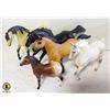 Image 1 : 5 BREYER HORSES HAND PAINTED MADE IN GERMANY