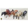 Image 1 : 5 BREYER HORSES HAND PAINTED MADE IN GERMANY