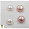 Image 1 : #59-NATURAL AKUYA PEARL EARRINGS 2 PAIRS