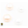 Image 1 : #56-NATURAL AKUYA PEARL EARRINGS 2 PAIRS