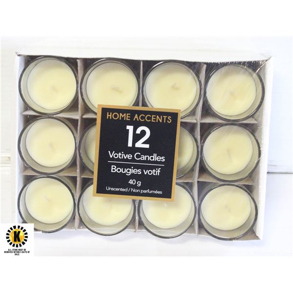 HOME ACCENT VOTIVE CANDLES