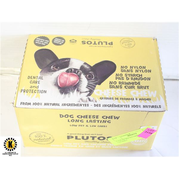 CASE OF PLUTO 100% NATURAL DOG CHEWIES