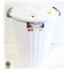 Image 1 : STERILITE 24 QT UTILITY GARBAGE CAN WITH LID