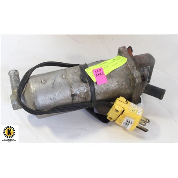 INDUSTRIAL TANK HEATER TEMRO MOD 2200732 750W