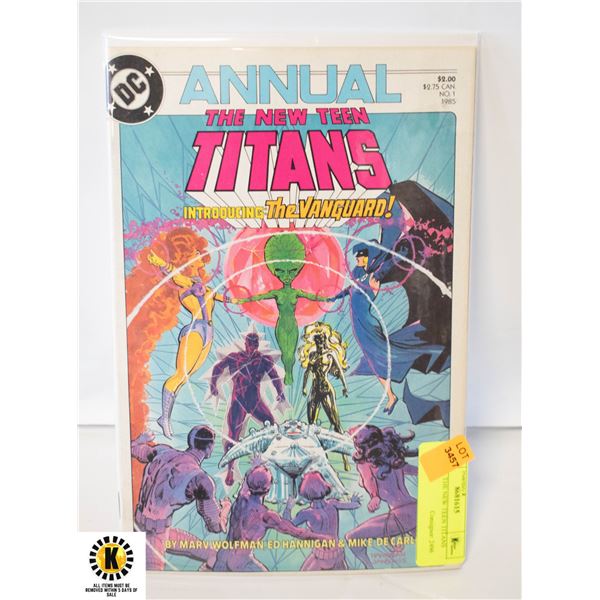 ANNUAL THE NEW TEEN TITANS NO.1