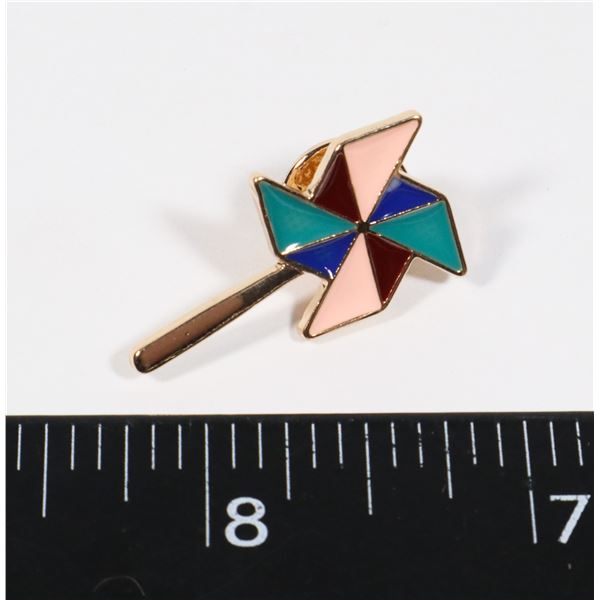 NEW WIND MILL DESIGN LAPEL PIN