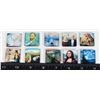 Image 1 : NEW 10 PC FAMOUS ART INSPIRED GLASS MAGNETS
