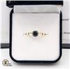 Image 1 : 14KT GOLD 1CT BLACK DIAMOND RING SIZE 6.5